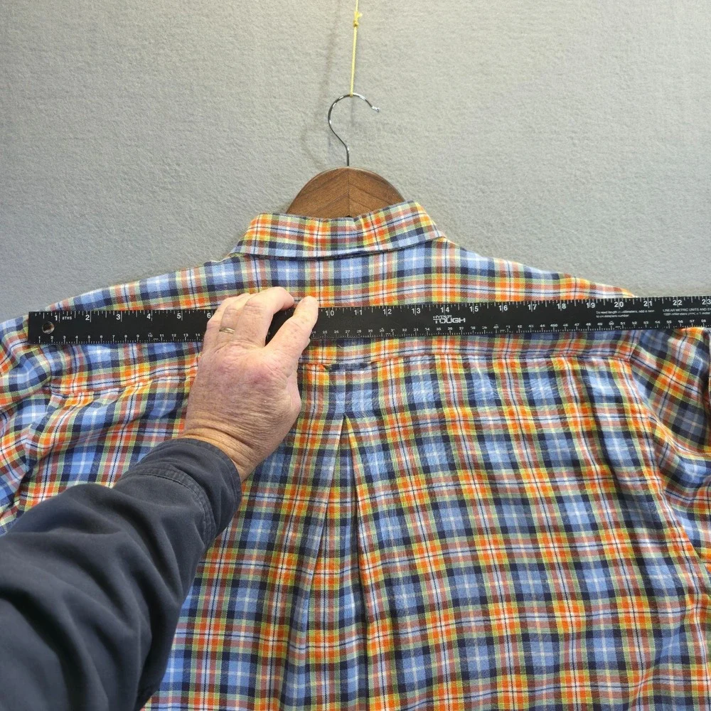 Judson Wade Collection Men's Long Sleeve Button Up Plaid Flannel Size XL‎
